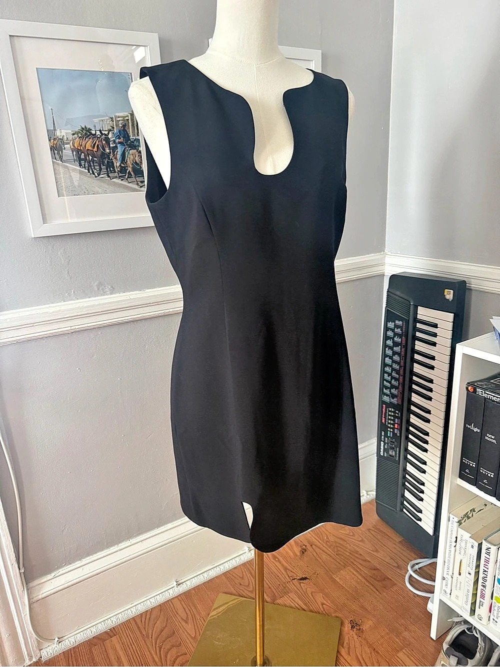 Amanda Uprichard Puzzle Dress Mini Dress Black Large